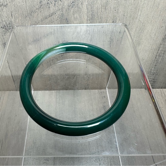 Jewelry - Green Jade Bangle Bracelet Crystal Stone Natural